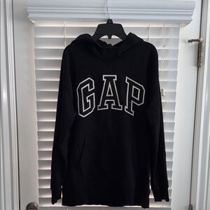 GAP Men's Black Hoodie Sweater